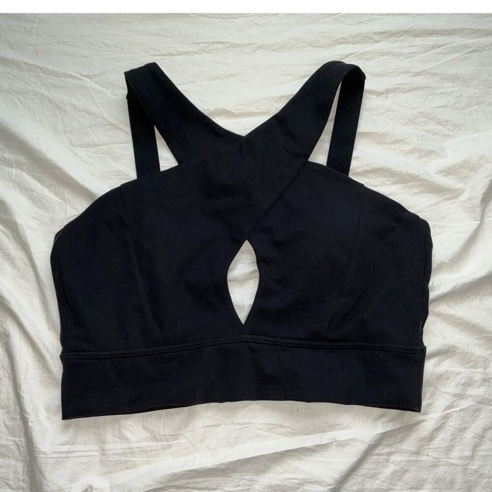 Buffbunny Keyhole Sports Bra Large Black